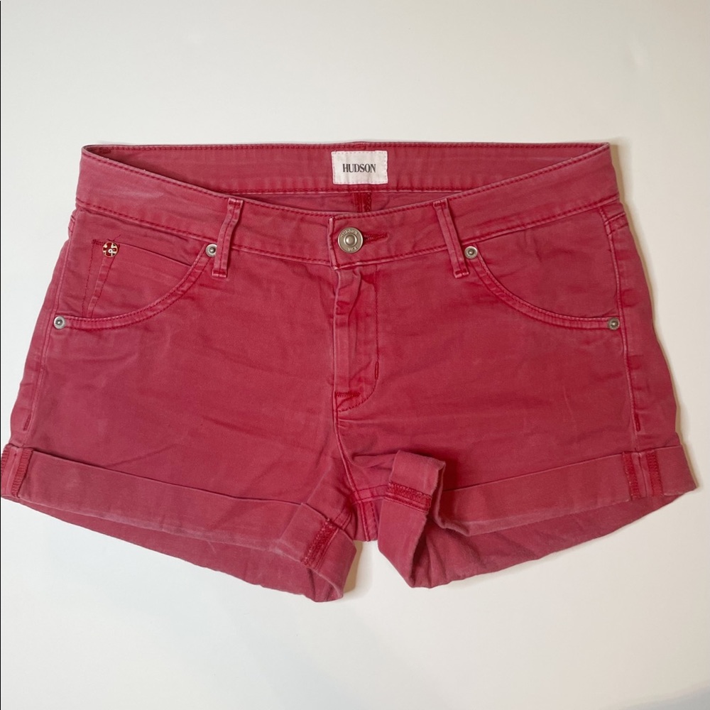Hudson Red Shorts Size 26